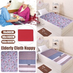 3-layer Urine Mat Reusable Adult Diaper Liners Cloth Baby Nappy Diaper Pad Washable THicken Urine Mat