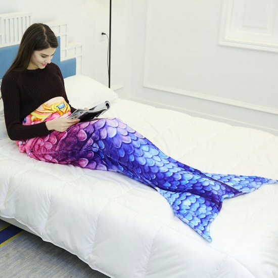 Mermaid Blanket Flannel Fleece Rainbow Mermaid Tail Blanket Adult Sofa Mermaid Quilt Wrap Blankets Mermaid Blanket Flannel Fleece Rainbow Mermaid Tail Blanket Adult Sofa Mermaid Quilt Wrap Blankets