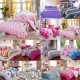 3 Or 4pcs Cotton Blend Mix Patterns Paint Printing Bedding Sets Twin Full Queen Size