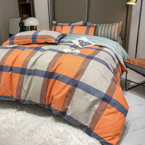 Plant Cashmere Four-piece Bedding Sets Quilt Cover Simple Quilt Cover Bed Sheet Pillowcase Duvet Cover Sets