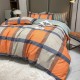Plant Cashmere Four-piece Bedding Sets Quilt Cover Simple Quilt Cover Bed Sheet Pillowcase Duvet Cover Sets