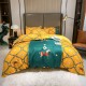 Plant Cashmere Four-piece Bedding Sets Quilt Cover Simple Quilt Cover Bed Sheet Pillowcase Duvet Cover Sets