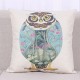 Fashion Animal Cotton Linen Throw Pillow Case Waist Cushion Cover Home Sofa Car Decor