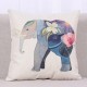 Fashion Animal Cotton Linen Throw Pillow Case Waist Cushion Cover Home Sofa Car Decor